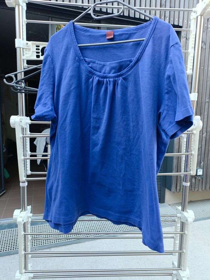 T-shirt Blanche Porte taille 52 bleu