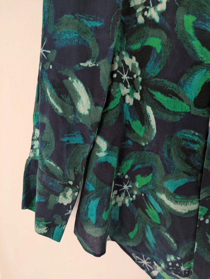 Blouse fluide 100% soie col lavallière Paule Ka - photo numéro 4