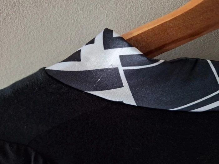Tee shirt noir cravate Morgan Taille S - photo numéro 5