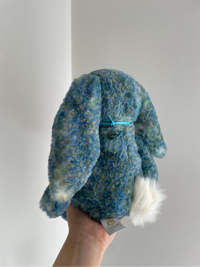 Peluche Jellycat Bashful Luxe Bunny Azure 💙 - photo numéro 6