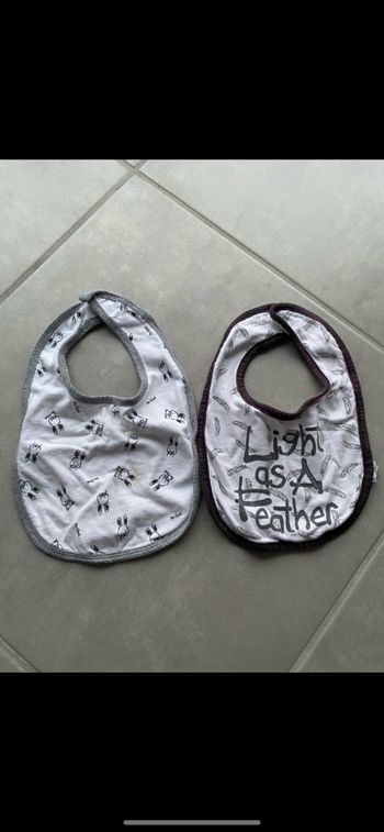 Lot de 2 bavoirs