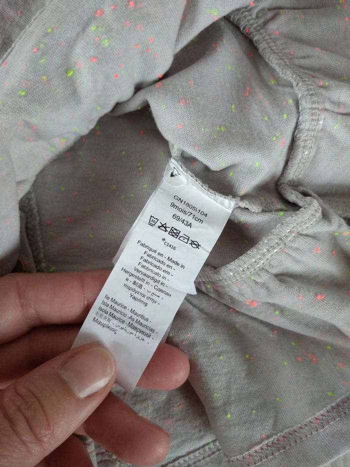 Robe courte ou tunique manches courtes Fille 9 mois Couronne Cœur oiseau Orchestra - photo numéro 9