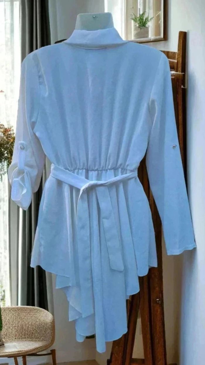Blouse blanche 🌹 tu 38/40 🌹 - photo numéro 2