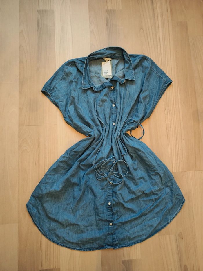 Robe jeans grossesse - photo numéro 3