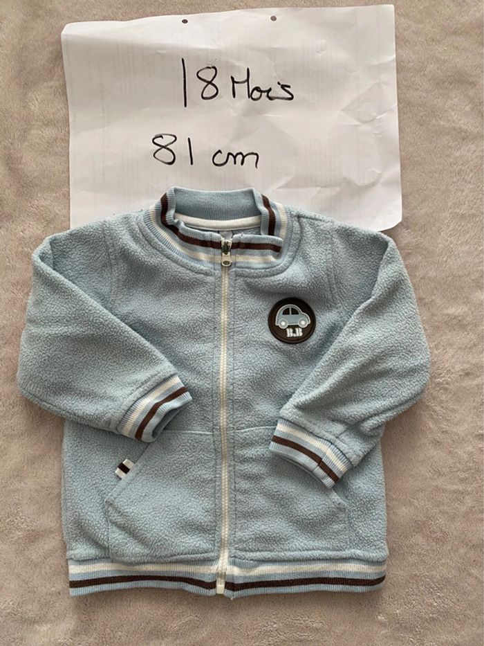 Lot de 2 gilets polaire chauds - 18 mois - In extenso & autre - TBE - photo numéro 5