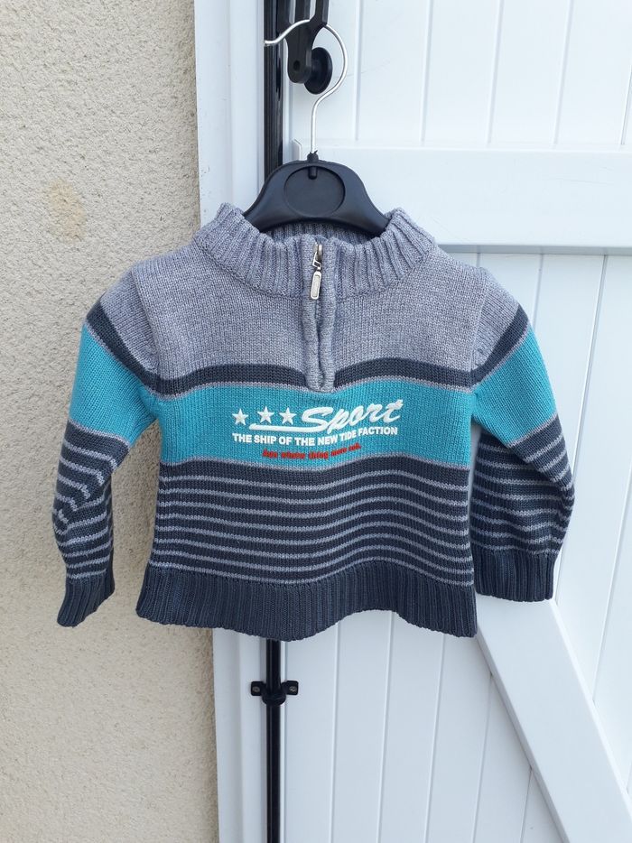 Pull  camionneur bébé garçons 12 mois