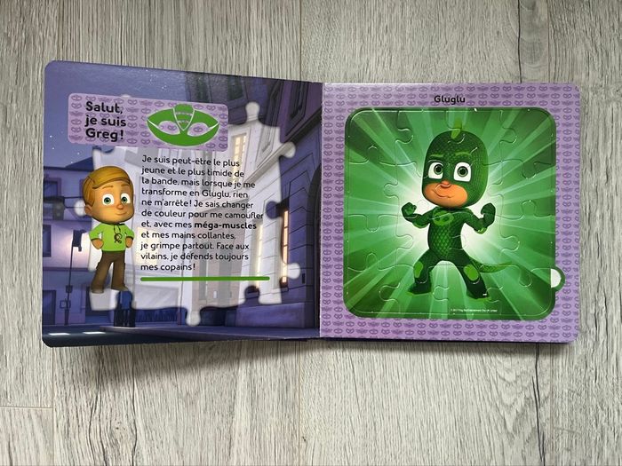 Livre puzzle Pyjamasques – Héros et puzzles intégrés 🦸‍♂️📚 - photo numéro 6