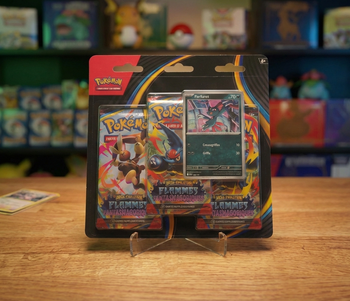 Tripack Pokémon ME02 "Flammes Fantasmagoriques" - Neuf & Scellé - Promo Farfuret