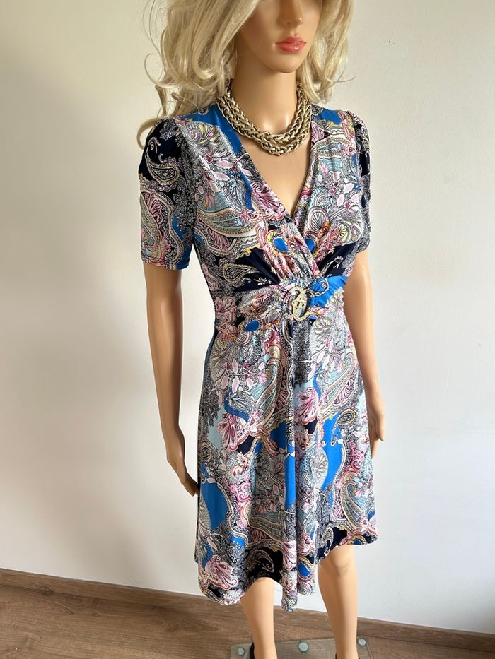 Robe imprimée neuve à manches courtes Morgan taille 34 (valeur 60€) - photo numéro 2