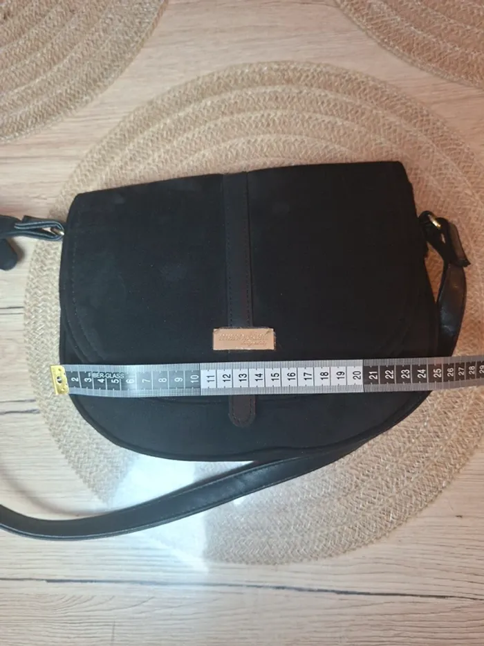 Sac bandoulière Manoukian noir – style chic et pratique - photo numéro 4