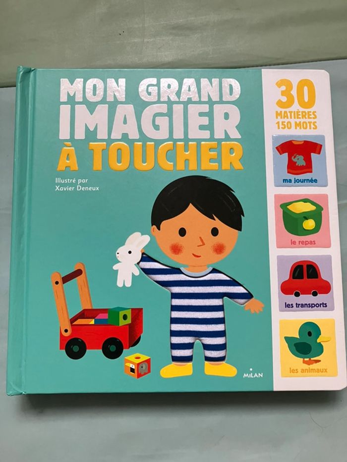 Livre Mon grand imagier à toucher