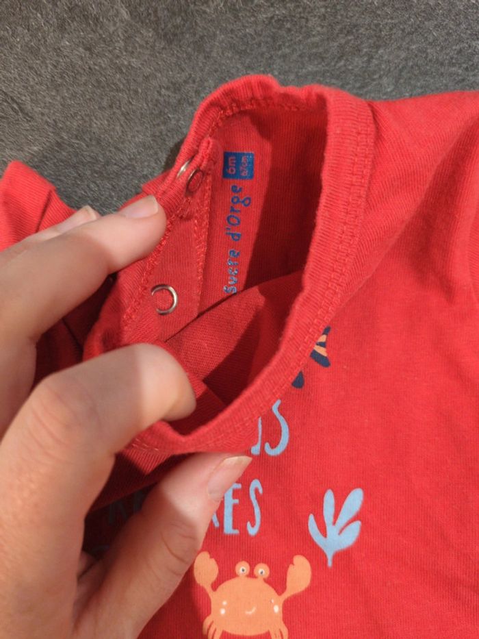 Tee shirt 6 mois - photo numéro 2