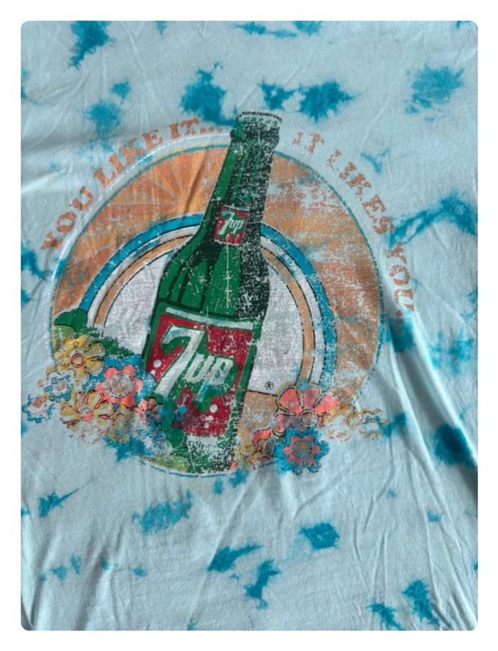 T-shirt Tye&Die taille xs/s Seven Up - photo numéro 4