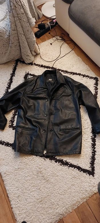 Veste en cuir vintage