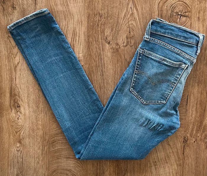 Jean/pantalon bleu délavé 519 Slim pour homme, taille : W 30 L 34 (40 taille française) - photo numéro 3