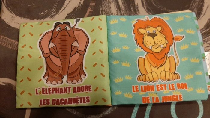 Livre d eveil en tissu/mousse - photo numéro 3