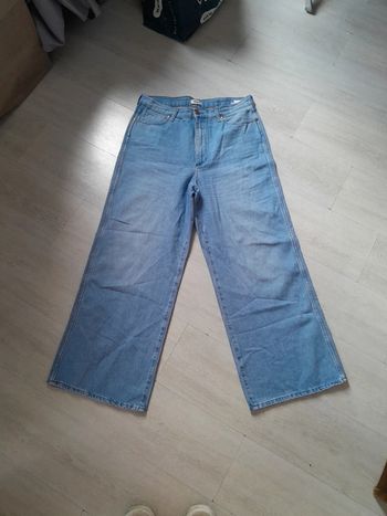 Jean Wrangler taille haute et très large  world wide high rise wide leg 32 /32