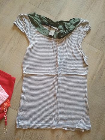 T shirt files rayures XS/ 34