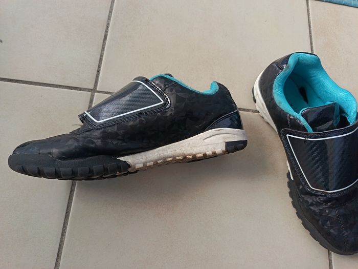 Baskets noir turquoise T37 - photo numéro 4