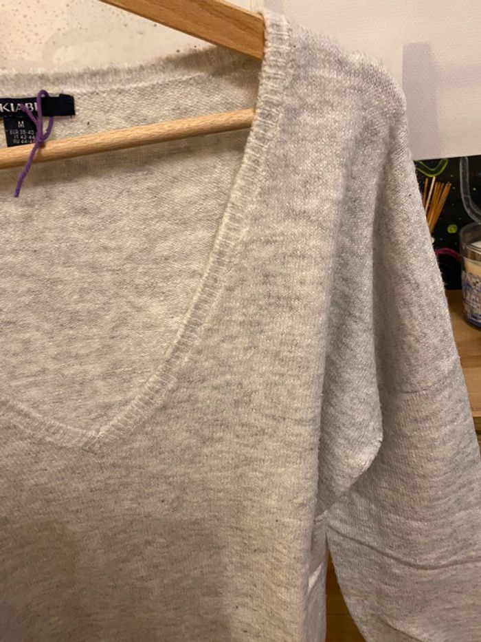 Pull gris Kiabi - photo numéro 2