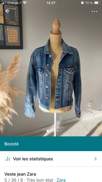 Veste jean Zara