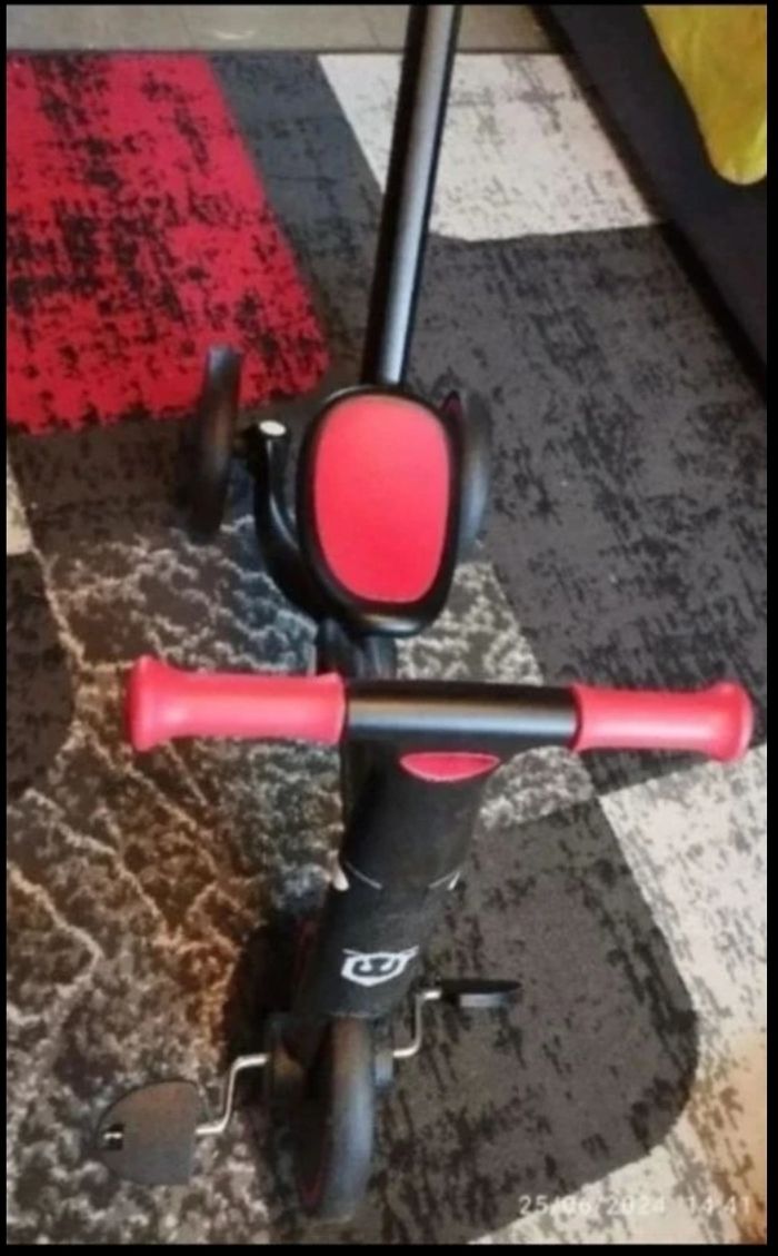 Tricycle 5 en 1 vélo draisienne tricycle mixte - photo numéro 3