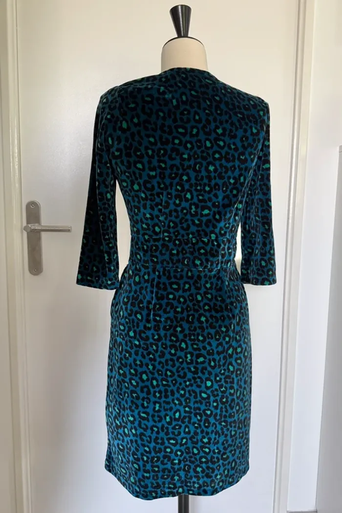 Robe en velours léopard King Louie Taille S - photo numéro 6