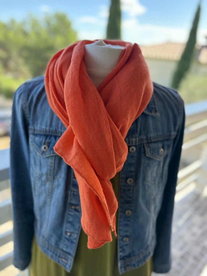 Écharpe Laine - Orange N°56