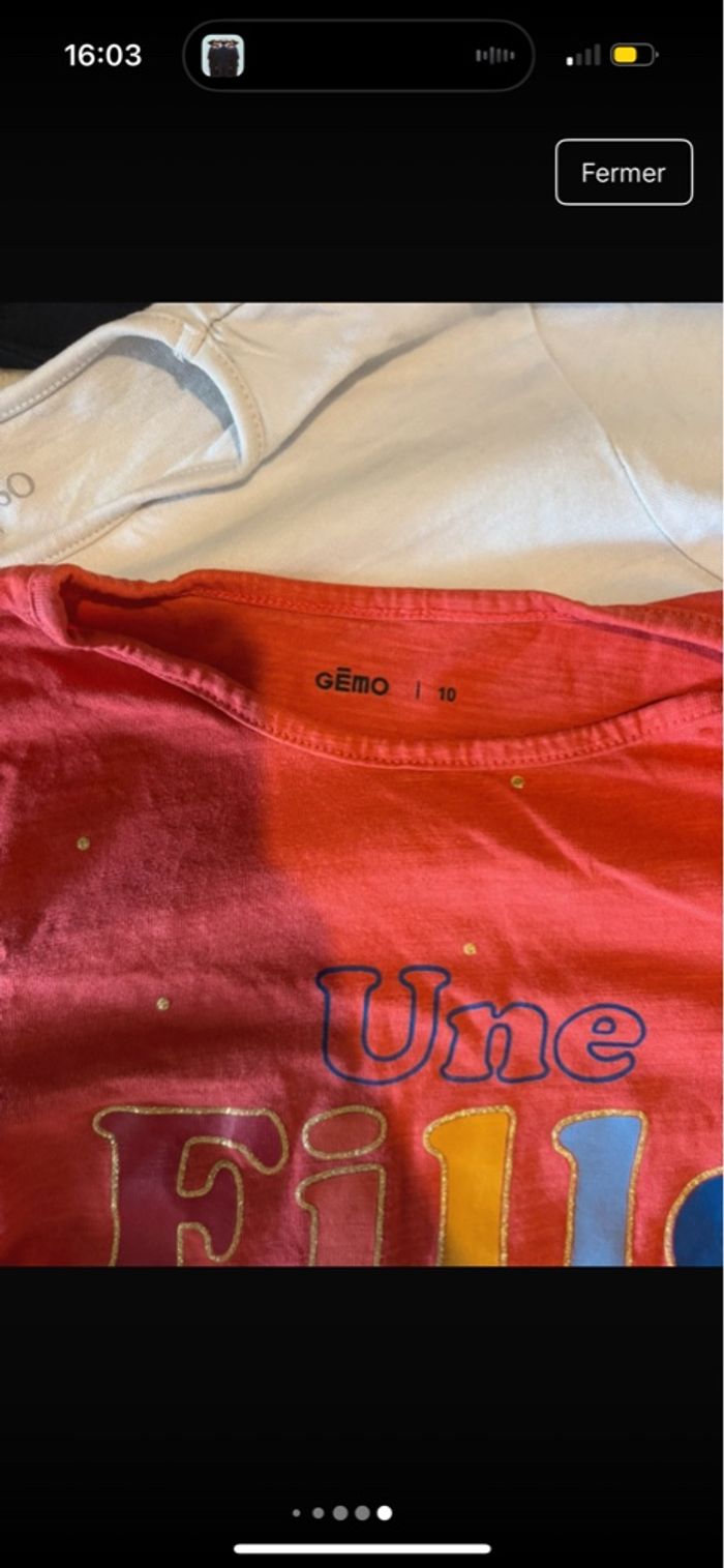 t-shirts manches longues fille - photo numéro 9