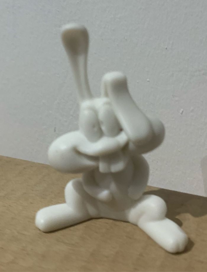 Figurine ancienne lapin blanc - photo numéro 7