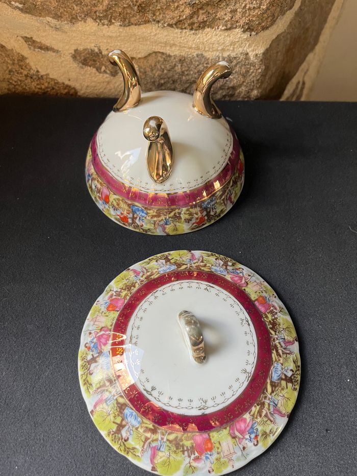Boîte, vide poche en porcelaine Vintage - photo numéro 7