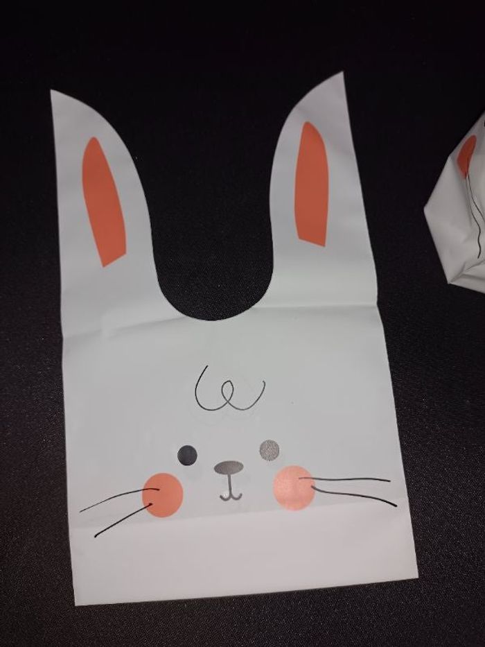Lot de 5 petits sacs lapin