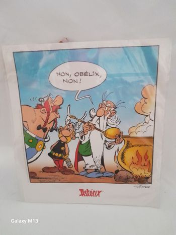 Affiche Astérix sous blister