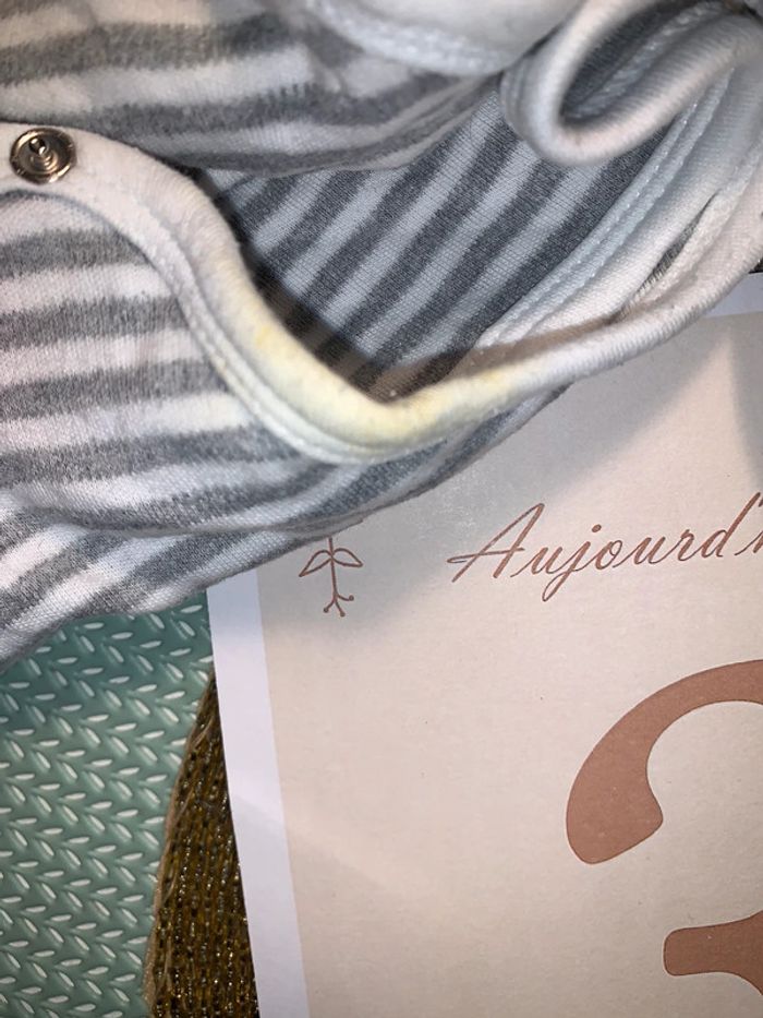 Bodies garçon lot de deux 3 mois petit beguin - photo numéro 6