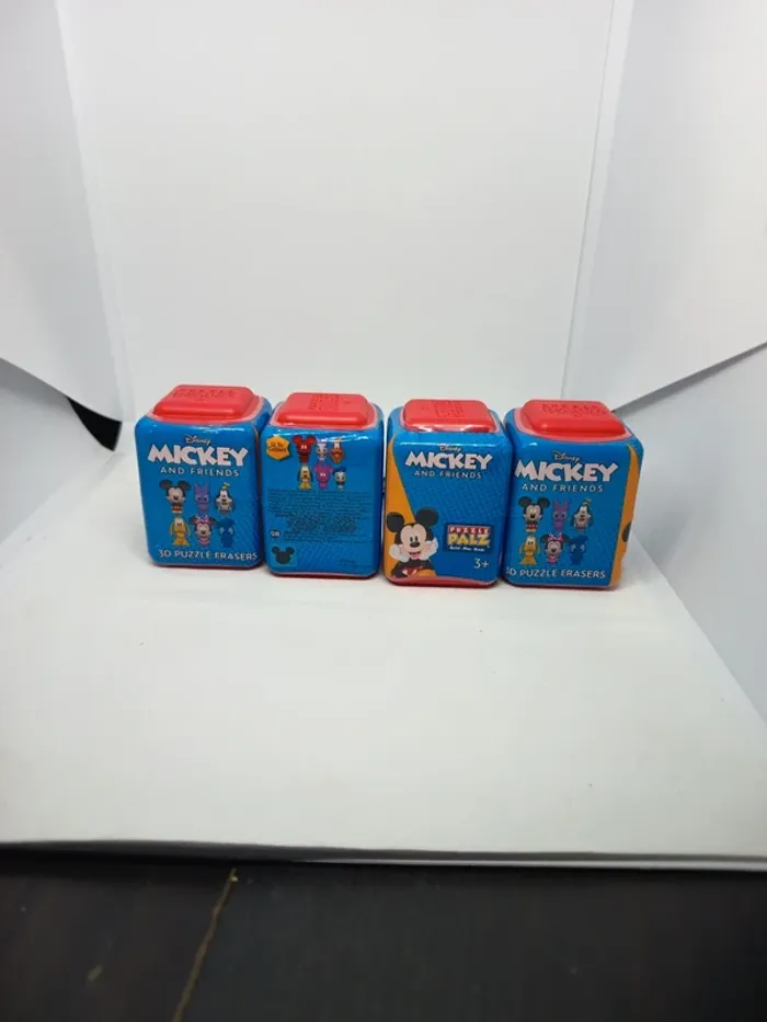 🧩 Lot de 4 Boîtes - Disney Mickey et ses Amis 🐭