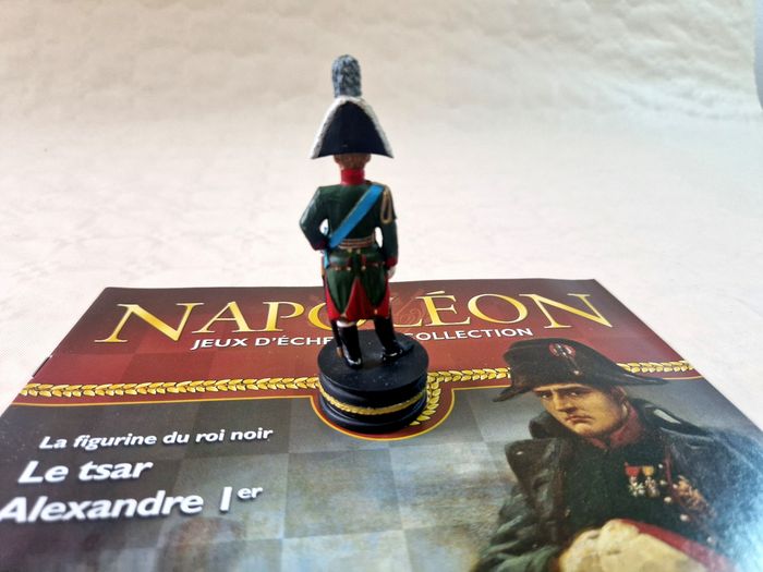 Figurine  , Napoléon , jeux d'échec de collection  , numéro 4  , Le tsar , Alexandre 1er - photo numéro 3