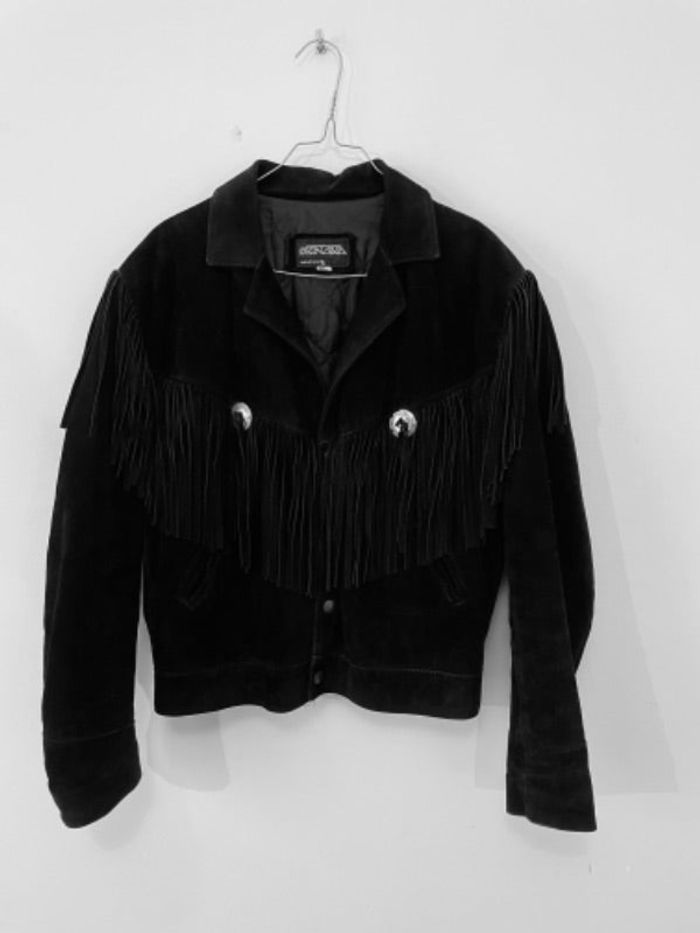 Veste en cuir Okinawa noire TBE