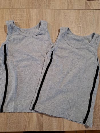 Lot de 2 maillots de corps 6 ans