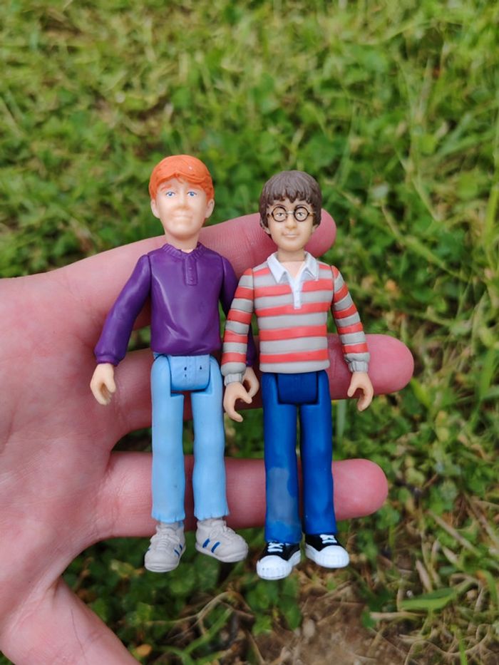 Lot de deux figurines Harry Potter Mattel