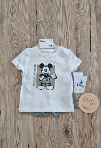Ensemble bébé garçon 3mois Disney Mickey