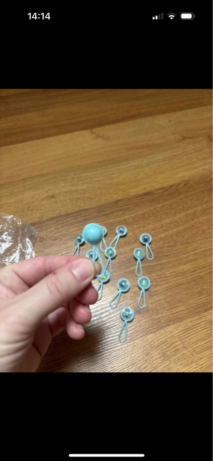 Lot de 15 mini hochets décoration création neuf - photo numéro 3