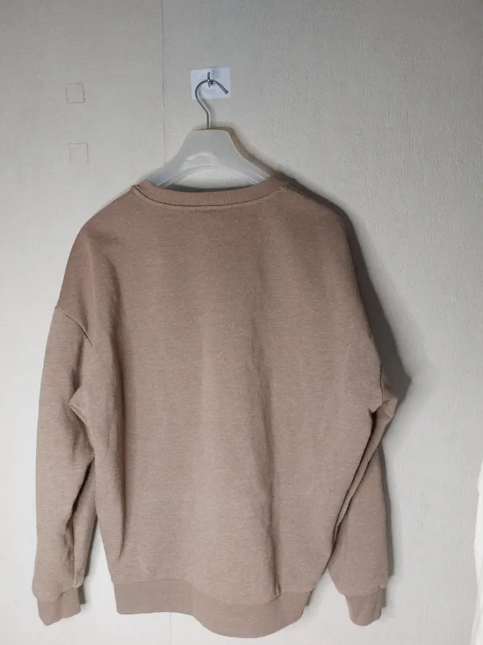 Sweat-shirt cou rond beige" collection Pimkie" - photo numéro 2