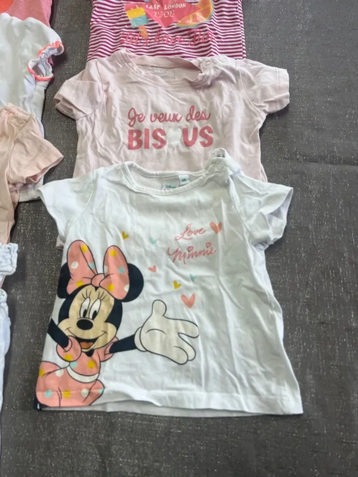 Lot t-shirt 6 mois - photo numéro 2