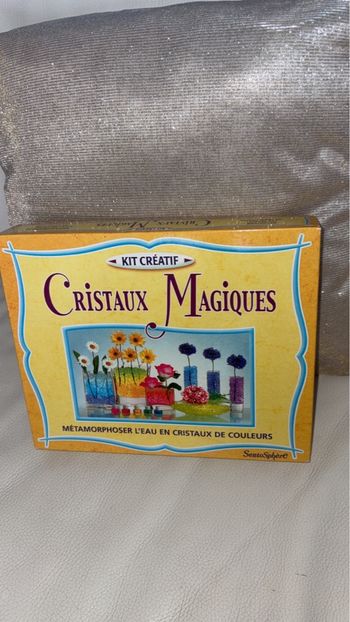SentoSphère - Kit créatif Cristaux Magiques - Neuf mais colorants incomplets