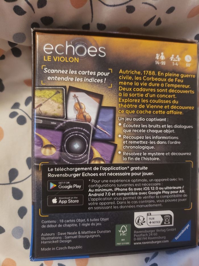 Echoes - jeu d'enquête audio - Le violon - neuf - photo numéro 2