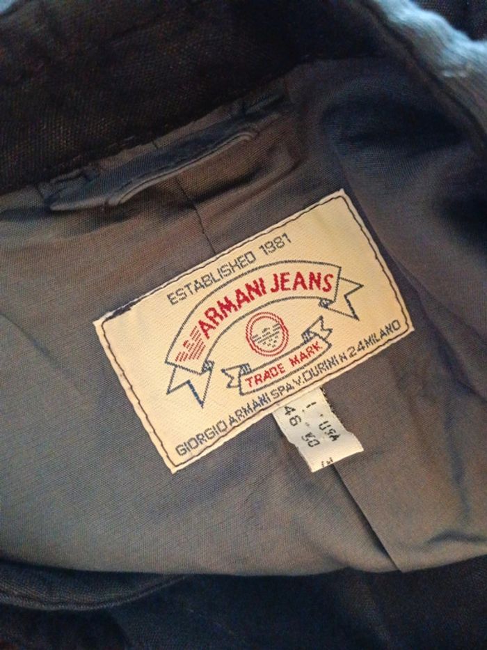 Veste en lin Armani jeans - photo numéro 6