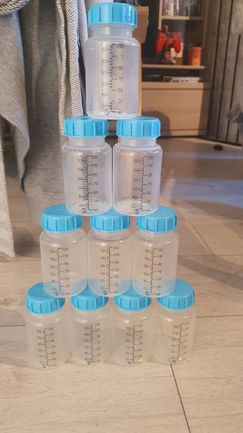 Lots biberons lait maternel