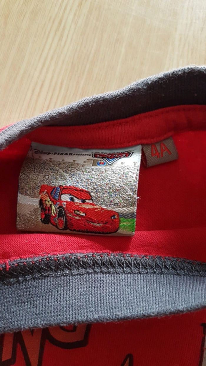 T shirt disney pixar cars 4 ans - photo numéro 3