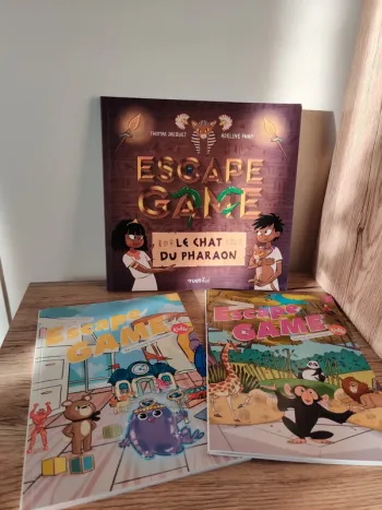 Lot de livres escape game pour enfants
