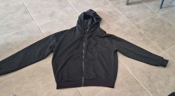 Sweat zippé noir